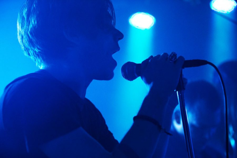 Lead singer Matthew Shultz performs with his band Cage the Elephant at Rocky's Thursday, Jan. 30, 2014, in Bowling Green, Ky. (Mike Clark/HERALD)